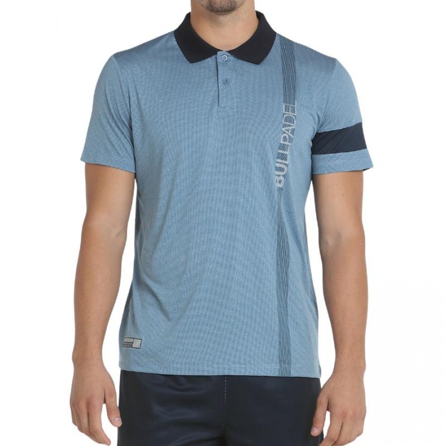 Bullpadel Chaso Blue Shadow Vigore Polo Shirt  Offer + Cheap