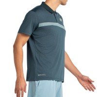 Polo Bullpadel Glow Verde Escuro Vigore  Oferta + Barato