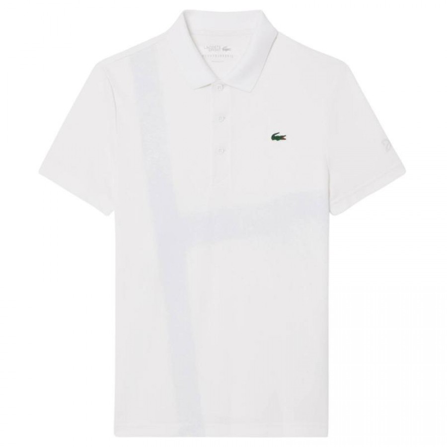 Polo Lacoste Novak Djokovic Ultra Dry Blanco  Offer + Cheap