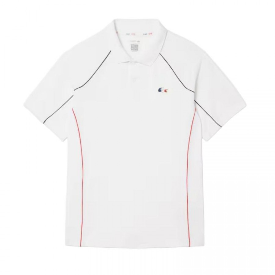 Polo Lacoste Tenis Francia Blanco
