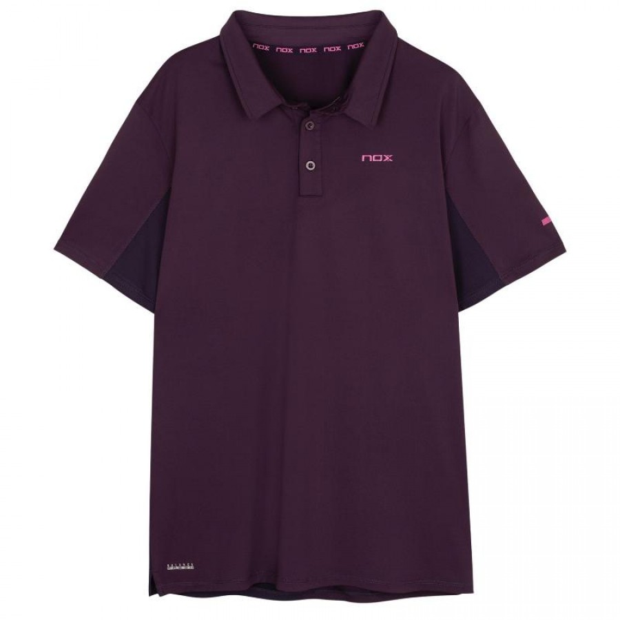 Camisa Polo Roxa Escura Nox Pro