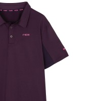 Camisa Polo Roxa Escura Nox Pro