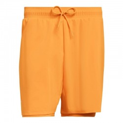 Shorts Adidas Club 2 en 1 orange