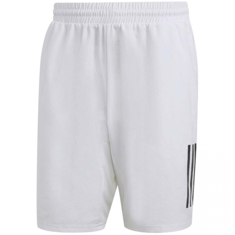 Adidas Club 3-Stripe Shorts White Black PADELPOINT Adidas Club 3-Stripe Shorts White Black