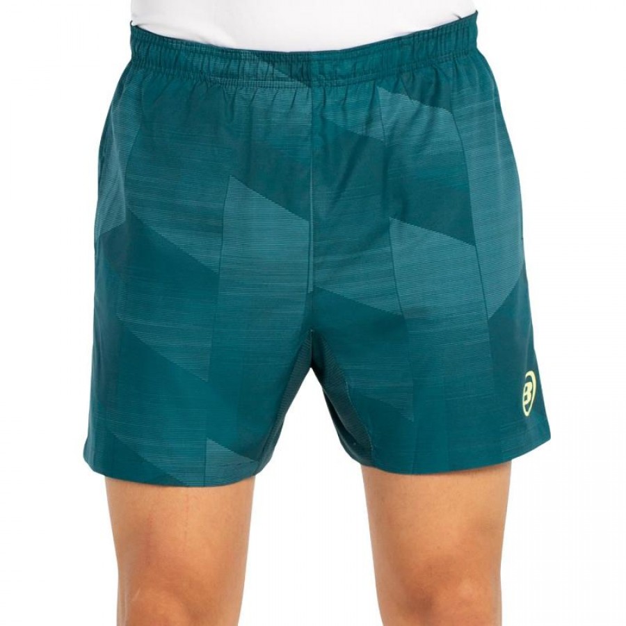 Shorts Bullpadel Full Verde Escuro  Oferta + Barato
