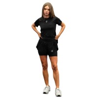 Courte Drybreak Dryquick Negro Mujer