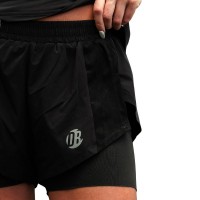 Courte Drybreak Dryquick Negro Mujer