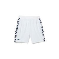 Short Lacoste Sport Blanco Estampado  Offer + Cheap