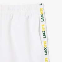 Short Lacoste Sportsuit Blanco Verde  Offer + Cheap