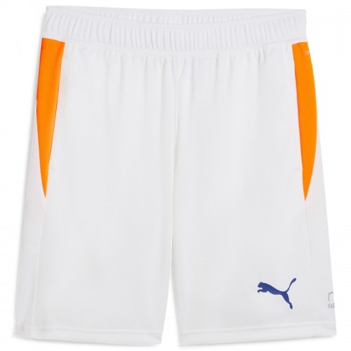 Calções Puma Individual Branco Laranja Calções Puma Individual Branco Laranja