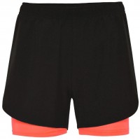 Short Roly Lanus Negro Coral Fluor - Barata Oferta Outlet