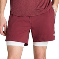 Wilson Tennis Shorts Volley 6 Vermelho Escuro