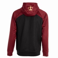 Moletom Preto Crown Veracruz Borgonha