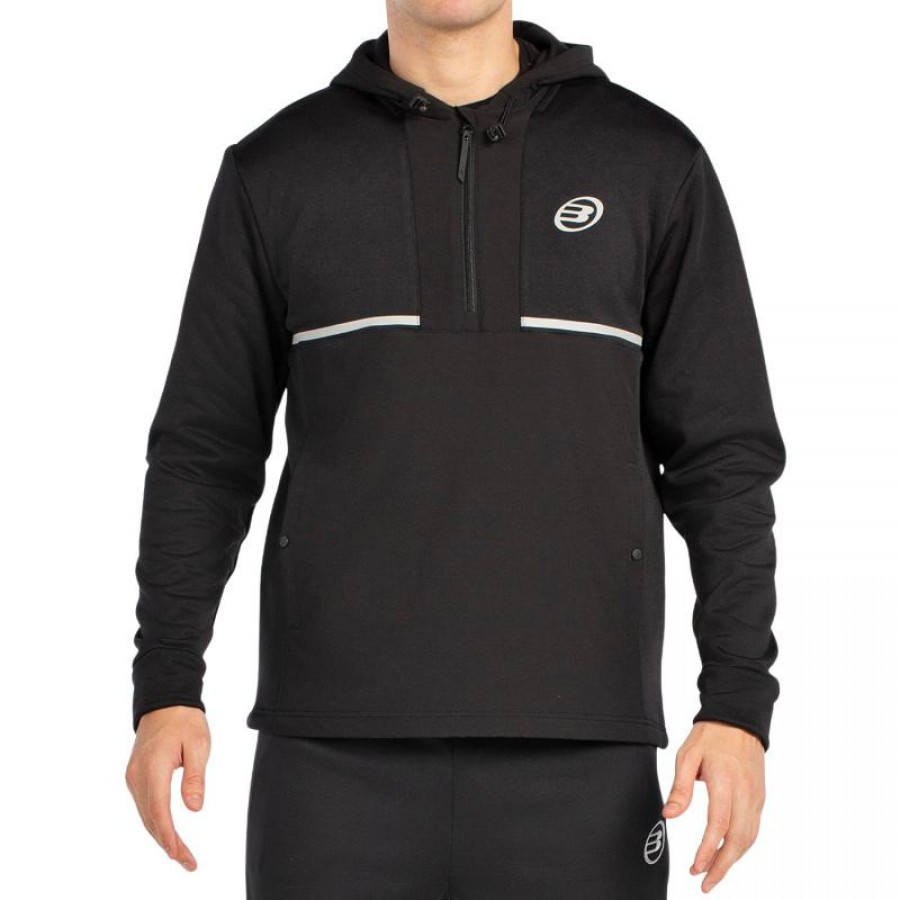 Moletom Preto Bullpadel Buzas  Oferta + Barato