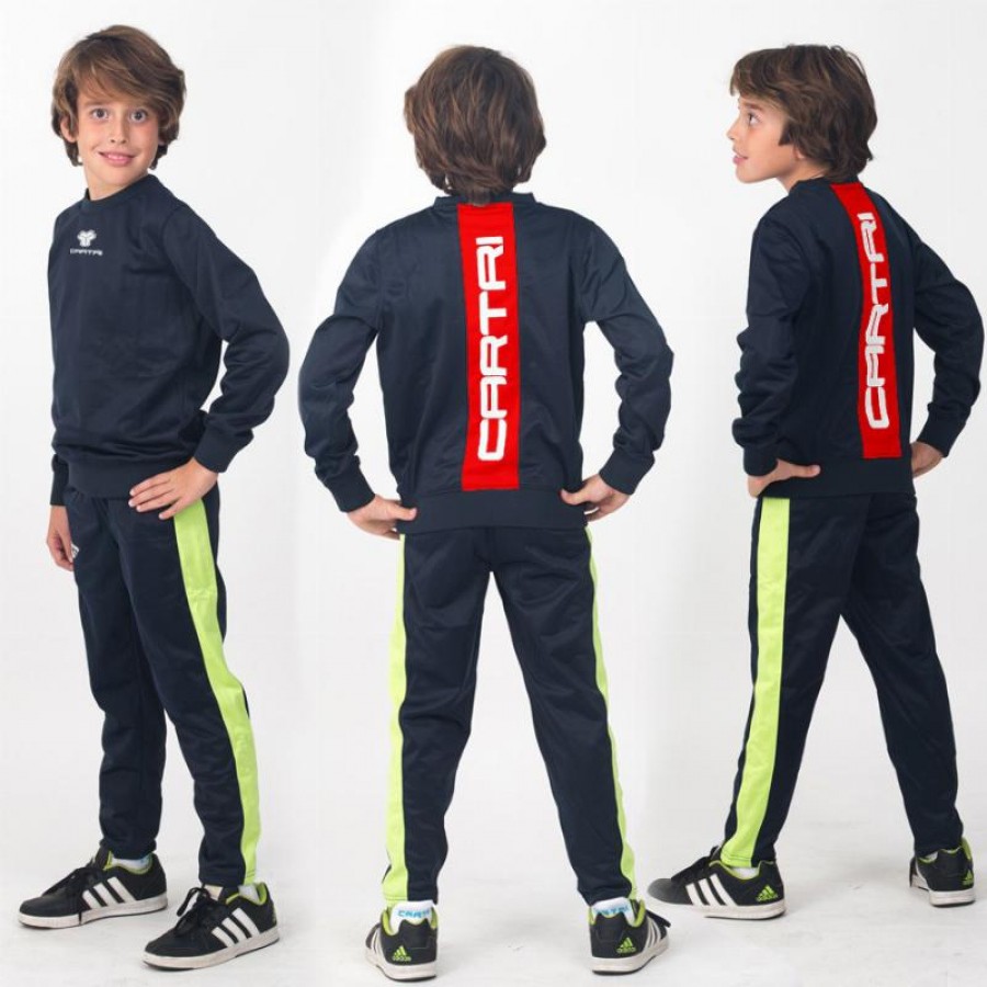 Sudadera Cartri Reves Marino Rojo Junior