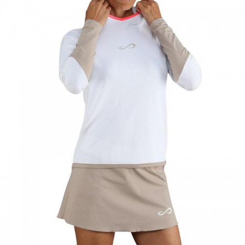 Sudadera Endless Breath Line Blanco Delave