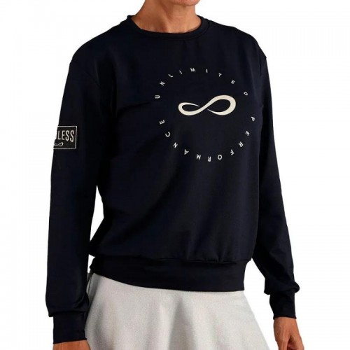 Sudadera Endless Inner Tech Negro Dorado