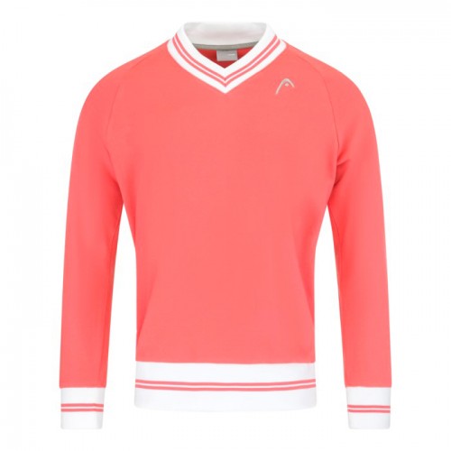 Sudadera Head V-Neck Coral
