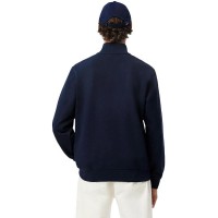 Sweat-shirt Lacoste Classic Fit Bleu Marine  Offre - Pas cher