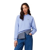 Sweat-shirt femme Lacoste Sport Bleu Violet  Offre - Pas cher