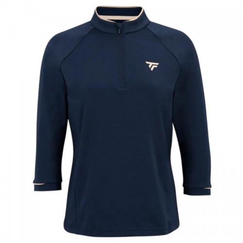 Sweat à capuchon Tecnifibre Thermo Zip Bleu marine pour femmes