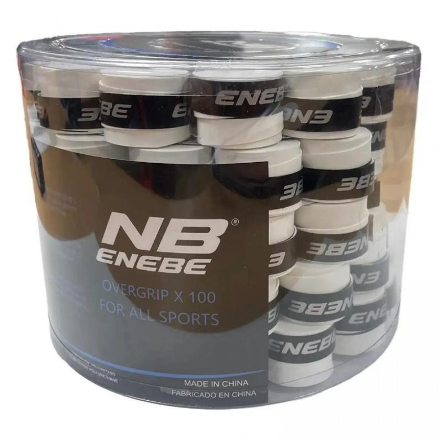 Enebe Plain White Drum 100 Overgrips  Offer + Cheap