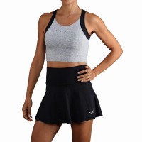 Top Crop Sem Fim China Cinza  Oferta + Barato