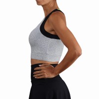 Top Crop Sem Fim China Cinza  Oferta + Barato
