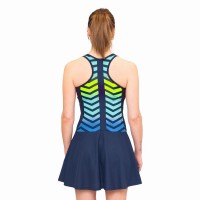 Bidi Badu Grafic Iluminação Azul Escuro Vestido Mix