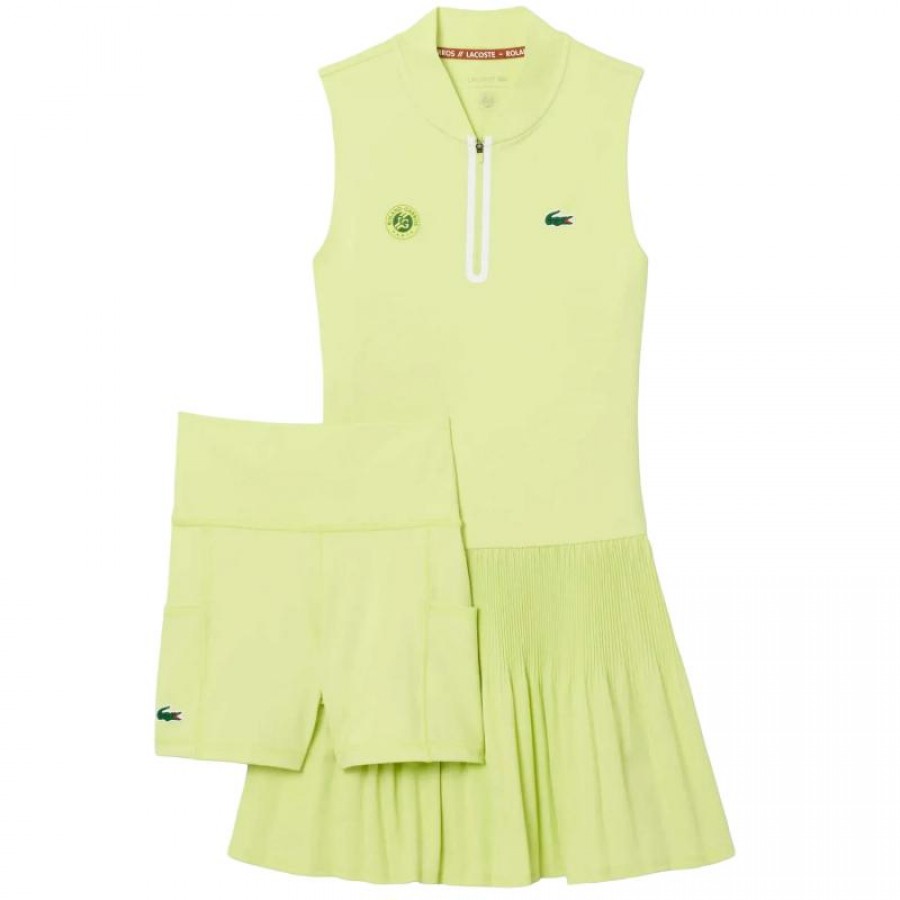 Vestido Verde Edição Lacoste Roland Garros