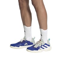 Adidas Barricade Baskets Bleu Royal Blanc  Offre - Pas cher
