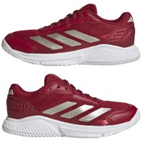 Zapatillas Adidas Courtquick Padel Rojo Mujer