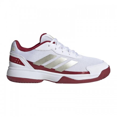 Zapatillas Adidas Crazyquick Padel Blanco Rojo Junior