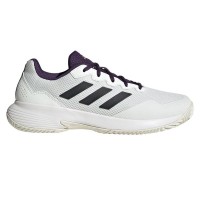 Tênis Adidas GameCourt 2 Branco Roxo Aurora  Oferta + Barato