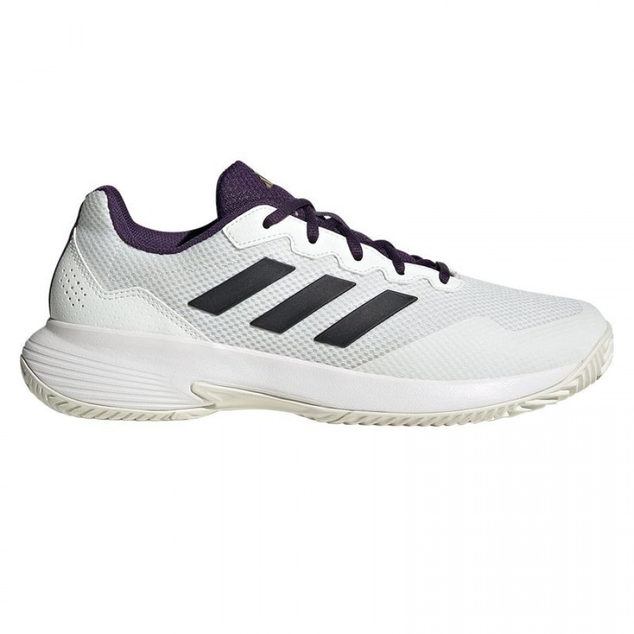 Tênis Adidas GameCourt 2 Branco Roxo Aurora  Oferta + Barato