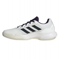 Tênis Adidas GameCourt 2 Branco Roxo Aurora  Oferta + Barato