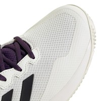 Tênis Adidas GameCourt 2 Branco Roxo Aurora  Oferta + Barato
