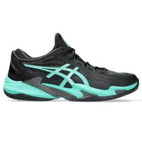 Tênis Asics Court FF 3 Clay Black Turquoise