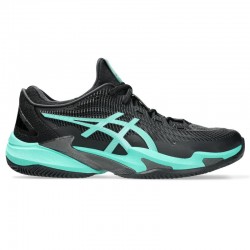 Tênis Asics Court FF 3 Clay Black Turquoise