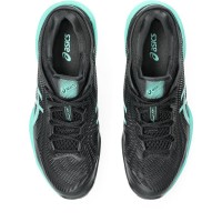 Tênis Asics Court FF 3 Clay Black Turquoise
