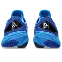 Zapatillas Asics Court FF 3 Novak Clay Azul Negro Plata  Oferta + Barato
