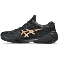 Zapatillas Asics Court FF 3 Novak Clay Night Energy Negro Oro  Oferta + Barato