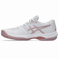 Tênis femininos Asics Game FF Clay White Pink Morganite