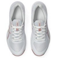 Tênis femininos Asics Game FF Clay White Pink Morganite