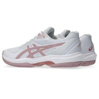 Tênis femininos Asics Game FF Clay White Pink Morganite