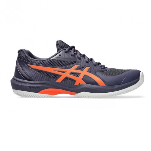 Tênis Asics Game FF Clay Indigo Azul Laranja