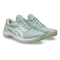 Baskets Femme Asics Game FF Clay Lichen Green White  Offre - Pas cher