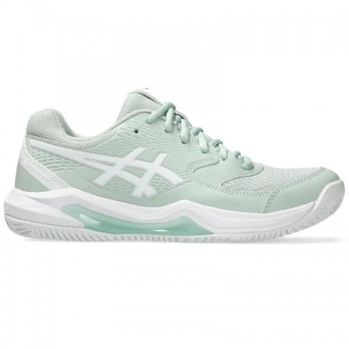 Zapatillas Asics Gel Dedicate 8 Clay Verde Liquen Blanco Mujer
