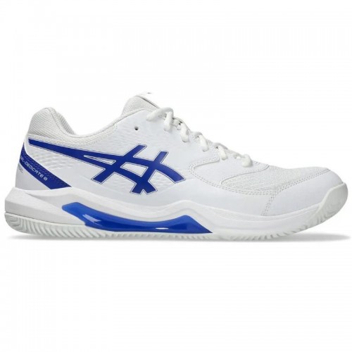Zapatillas Asics Gel Dedicate 8 Padel Blanco Azul Cobalto