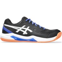 Asics Gel Dedicate 8 Padel Blanc Noir Bleu Sneakers  Offre - Pas cher